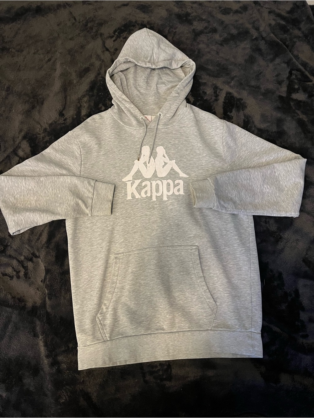 Kappa Men's Gray Hoodie Size Large
